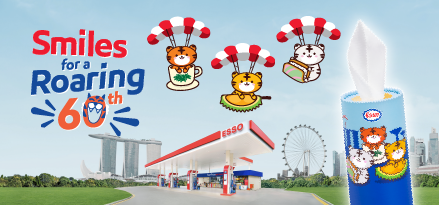 Celebrate SG60 With The Esso Tiger Tissue Tube