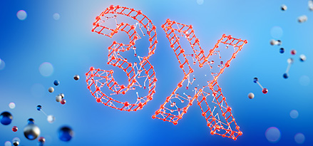 Red premium molecules creating 3X